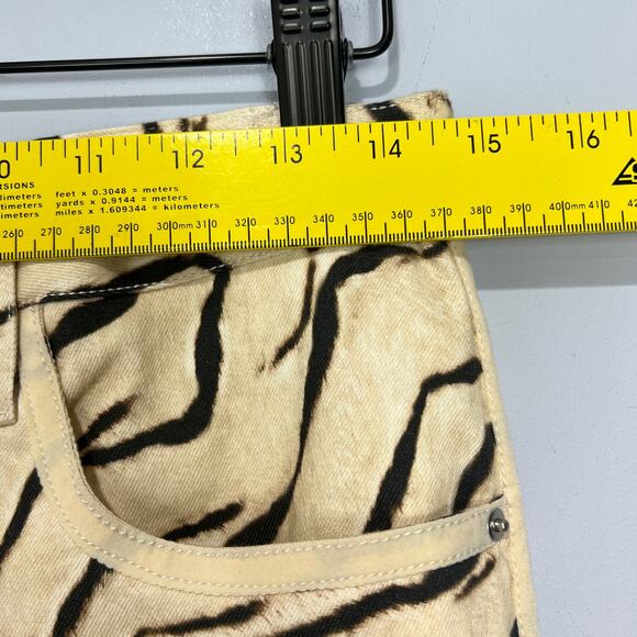 NWT WeWoreWhat Th Icon Piped Stiletto Slit Tiger Skinny Jean Size 30 - Picture 5 of 9